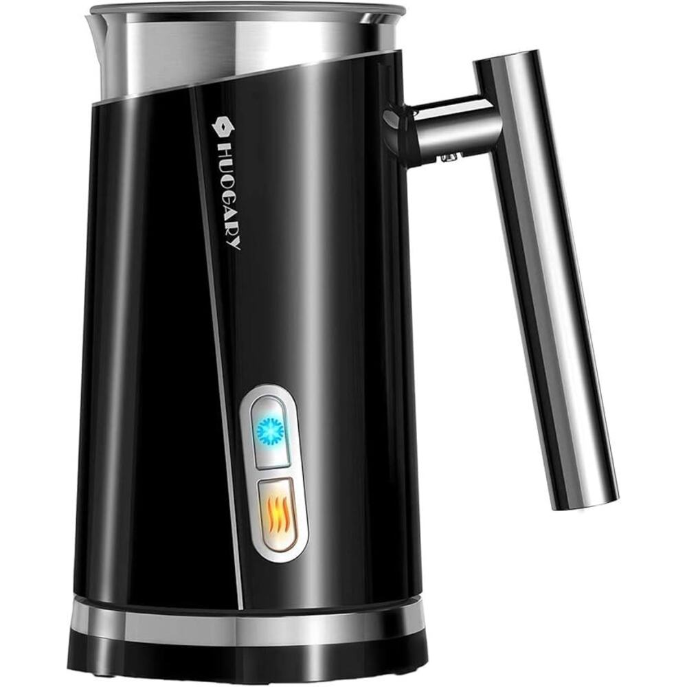 Milk Frother, Milk Steamer Foam 4.5oz/10.5oz 120V (Black)